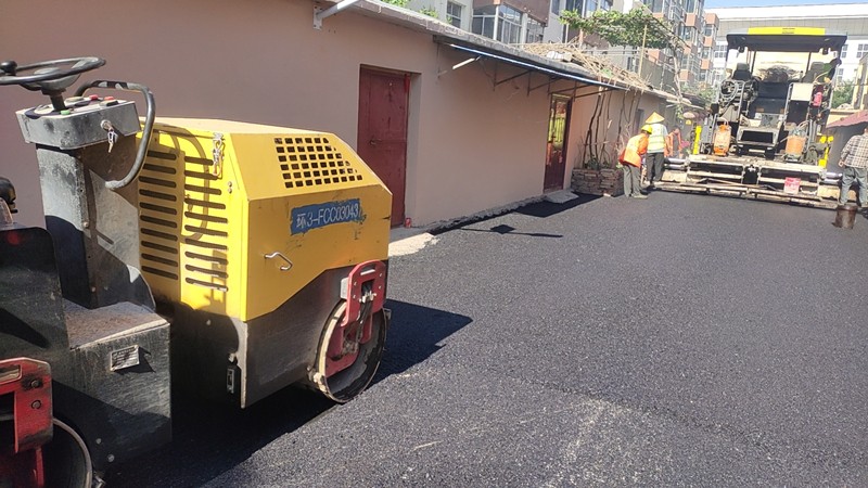 历山小区内部道路沥青路面施工